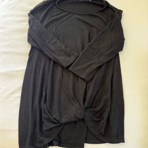 Gibson- Black Long Sleeve Top